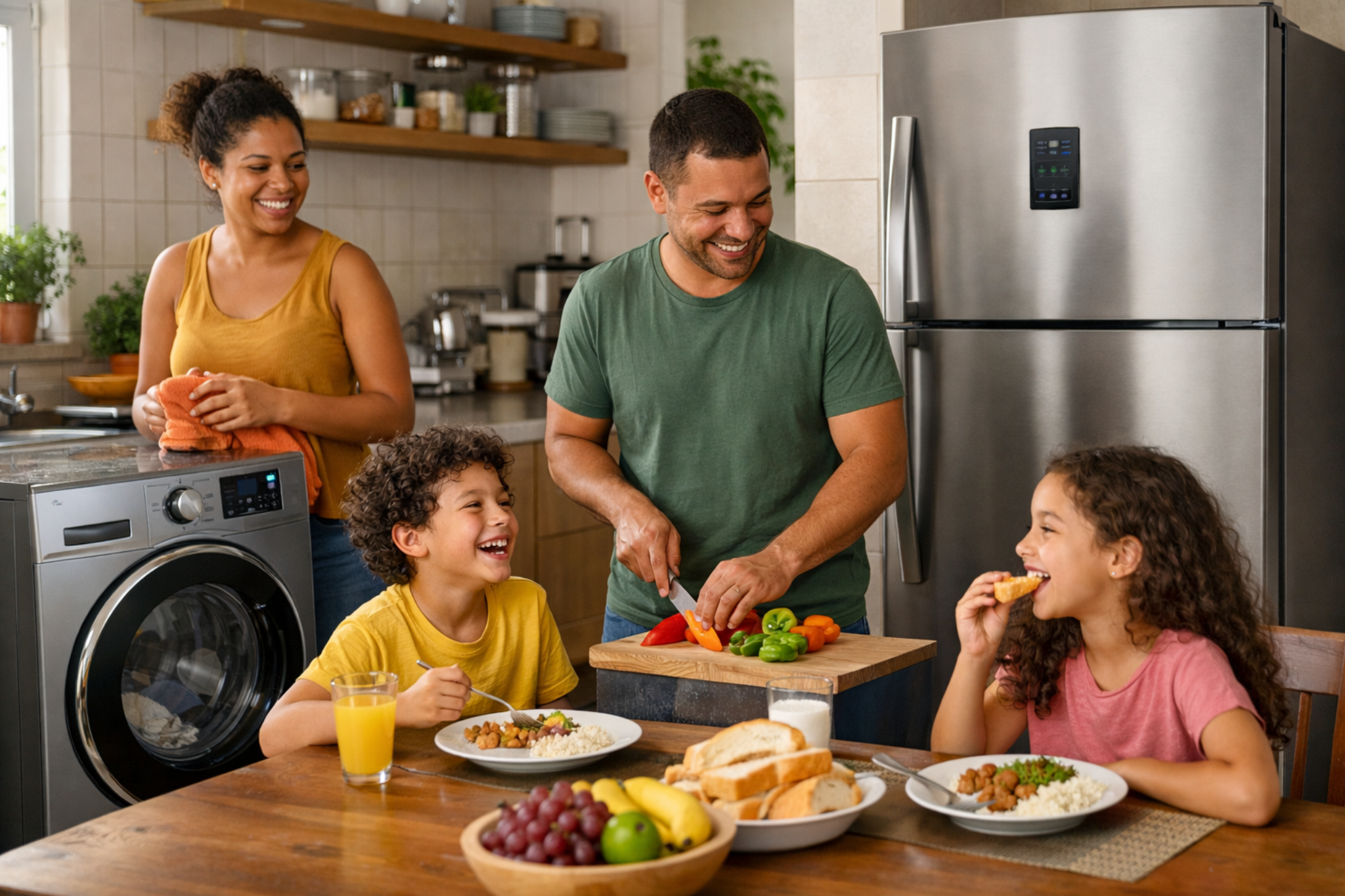 Cozinha moderna limpa